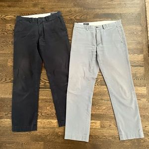 Two Men’s polo Ralph Lauren chinos